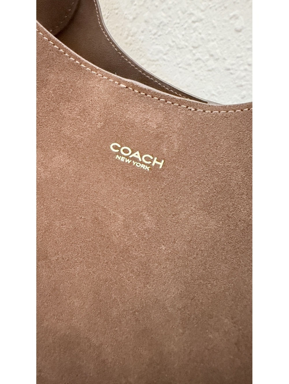 Coach Brooklyn Shoulder Bag 34 Brass/Dark Chocolate - Picture 7 of 9